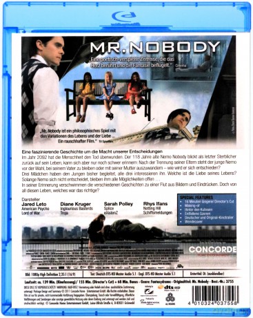 Mr. Nobody [Blu-Ray]