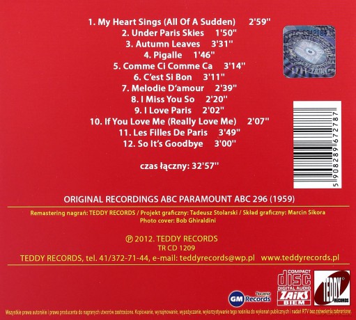 Paul Anka: My Heart Sings (digipack) [CD]