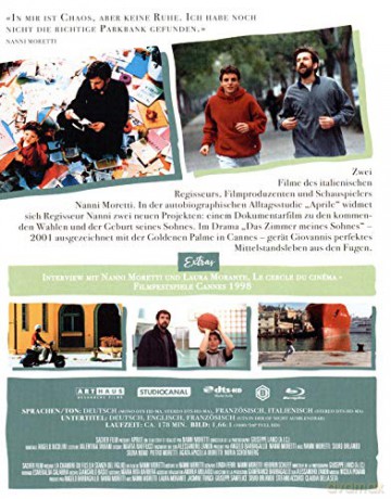 Nanni Moretti Edition: Aprile/ The Son's Room (Kwiecień/ Pokój syna) [2xBlu-Ray]