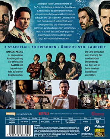 Narcos: Mexico The Complete Series (Narcos: Meksyk) [9xBlu-Ray]