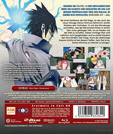 Naruto Shippuden Staffel 10 (Blu-ray)