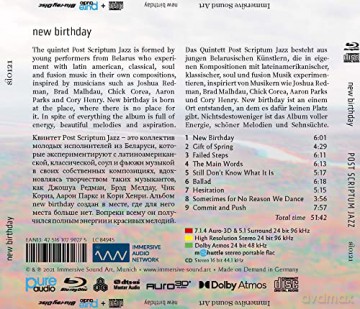 Post Scriptum Jazz: New Birthday (Dolby Atmos Edition) (Blu-ray Audio) [Blu-Ray]+[CD]