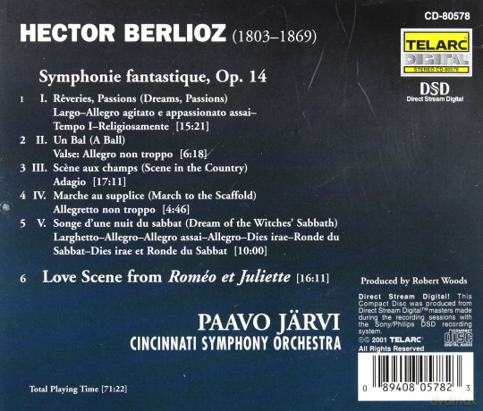 Pavo Berlioz Jarvi: Symphonie Fantastique [CD]