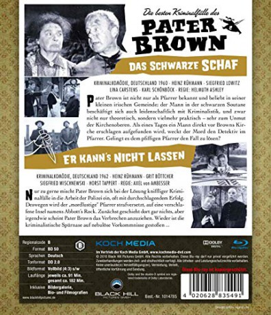 Pater Brown- Die besten KriminalfĂ¤lle: Das schwarze Schaf / Er kann's nicht lassen (Czarna owca/ Nie może zostawić tego w spokoju) [2xBlu-Ray]