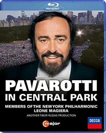 Giuseppe Verdi (1813-1901): Pavarotti in Central Park New York - 26.Juni 1993