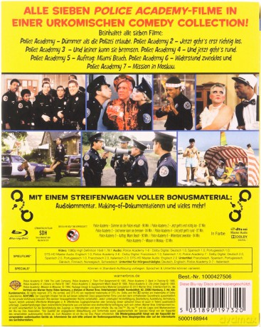 Police Academy Collection 1-7 ( Akademia policyjna) [7xBlu-Ray]
