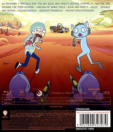 Rick and Morty Season 4 (Rick i Morty) [Blu-Ray]