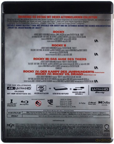 Rocky: The Knockout Collection [4xBlu-Ray 4K]+[Blu-Ray]