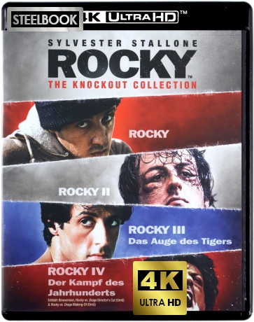 Rocky: The Knockout Collection [4xBlu-Ray 4K]+[Blu-Ray]