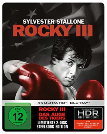 Rocky III (steelbook) [Blu-Ray 4K]+[Blu-Ray]