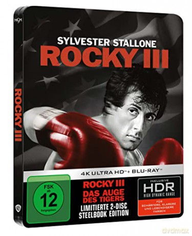Rocky III (steelbook) [Blu-Ray 4K]+[Blu-Ray]