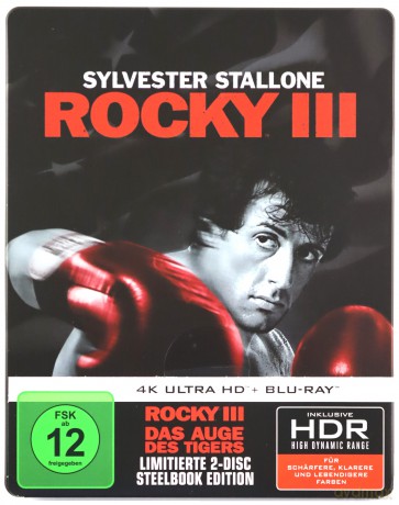 Rocky III (steelbook) [Blu-Ray 4K]+[Blu-Ray]