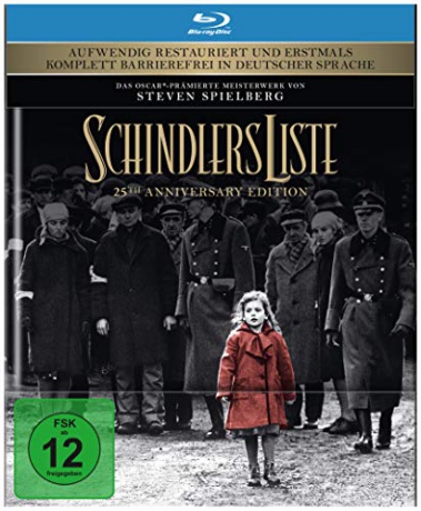 Schindler's List  25th Anniversary Edition (Lista Schindlera) [Blu-Ray]