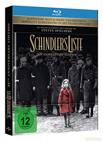 Schindler's List  25th Anniversary Edition (Lista Schindlera) [Blu-Ray]