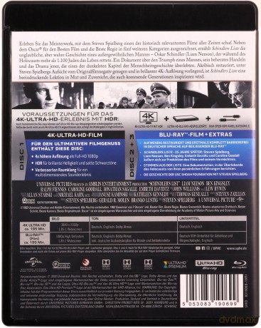 Schindler's List (Lista Schindlera) [Blu-Ray 4K]+[Blu-Ray]