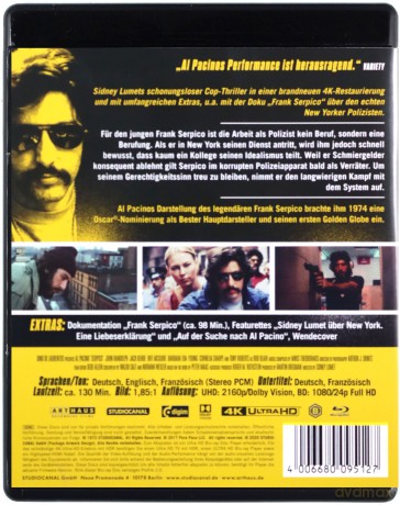 Serpico [Blu-Ray 4K]+[Blu-Ray]