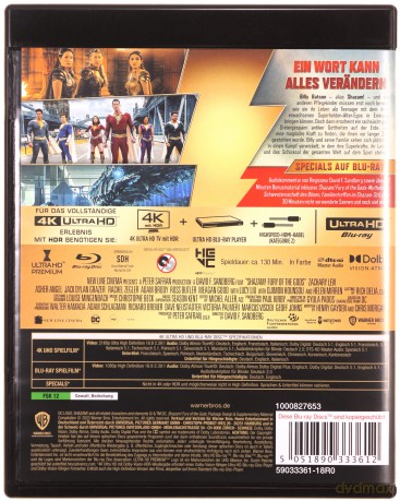 Shazam! Gniew bogów [Blu-Ray 4K]+[Blu-Ray]