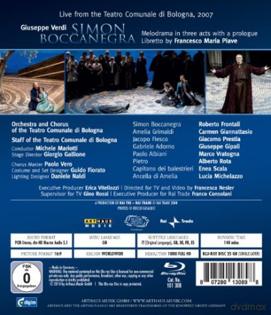 Giuseppe Verdi: Simon Boccanegra [Blu-Ray]