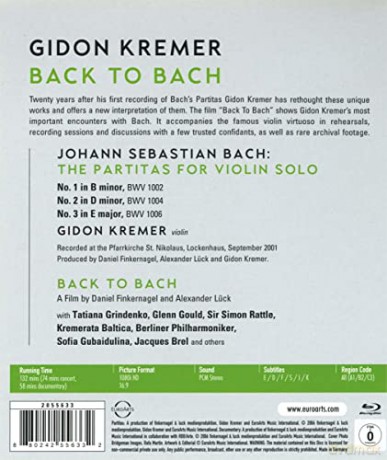 Gidon Kremer: Back to Bach [Blu-Ray]