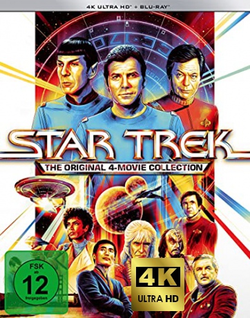 Star Trek: The Original 4 Movie Collection [4xBlu-Ray 4K]+[4xBlu-Ray]