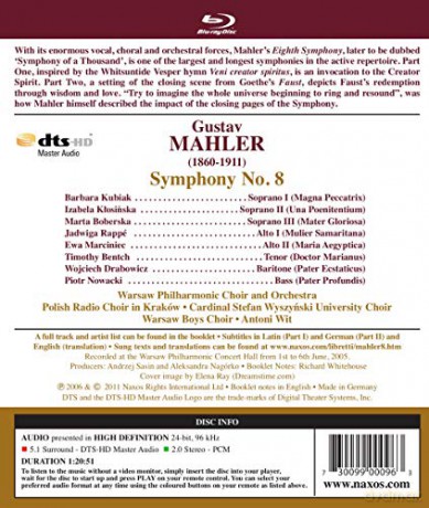 Gustav Mahler (1860-1911): Symphonie Nr.8