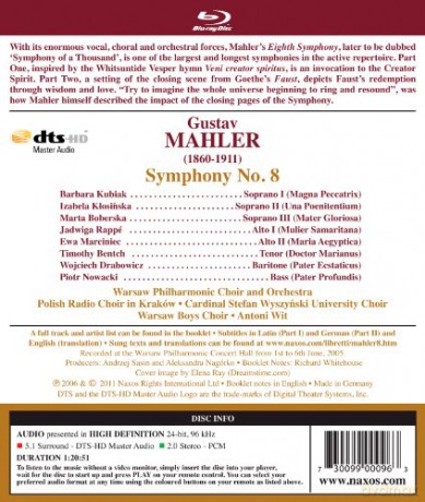 Gustav Mahler (1860-1911): Symphonie Nr.8