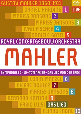 Gustav Mahler: Symphonien Nr 1-10 (Concertgebouw Amsterdam 2009-2011) [BOX] [10xBlu-Ray]