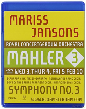 Gustav Mahler: Symphonien Nr 1-10 (Concertgebouw Amsterdam 2009-2011) [BOX] [10xBlu-Ray]