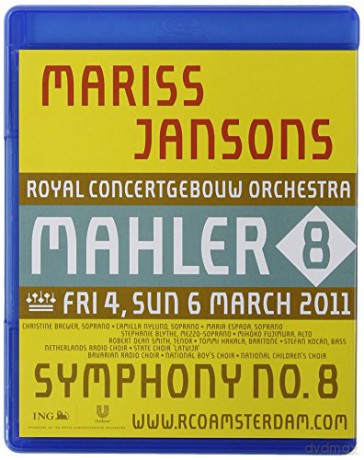 Gustav Mahler: Symphonien Nr 1-10 (Concertgebouw Amsterdam 2009-2011) [BOX] [10xBlu-Ray]