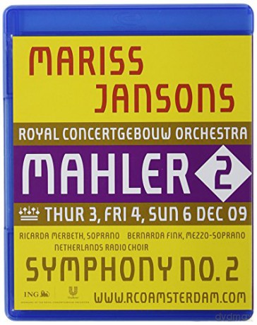 Gustav Mahler: Symphonien Nr 1-10 (Concertgebouw Amsterdam 2009-2011) [BOX] [10xBlu-Ray]