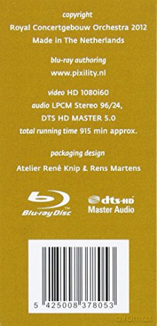 Gustav Mahler: Symphonien Nr 1-10 (Concertgebouw Amsterdam 2009-2011) [BOX] [10xBlu-Ray]