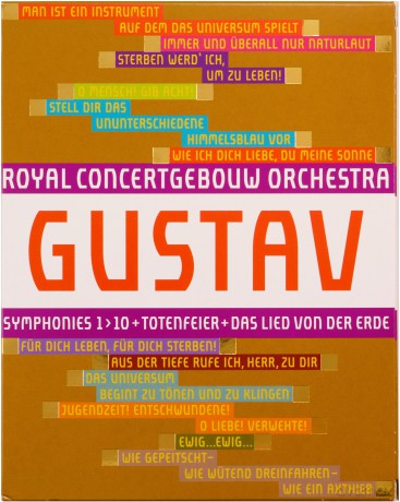 Gustav Mahler: Symphonien Nr 1-10 (Concertgebouw Amsterdam 2009-2011) [BOX] [10xBlu-Ray]