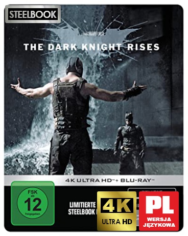 Mroczny Rycerz powstaje (steelbook) [Blu-Ray 4K]+[2xBlu-Ray]