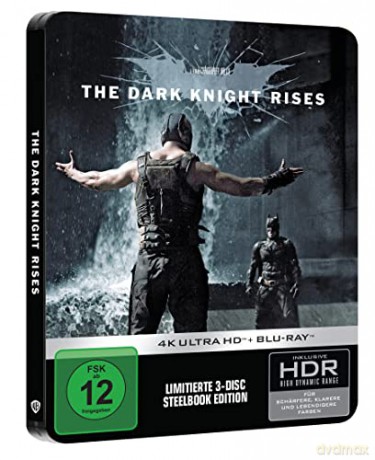 Mroczny Rycerz powstaje (steelbook) [Blu-Ray 4K]+[2xBlu-Ray]