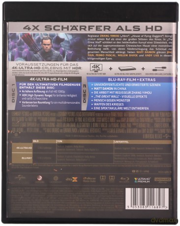 The Great Wall (Wielki Mur) [Blu-Ray 4K]+[Blu-Ray]
