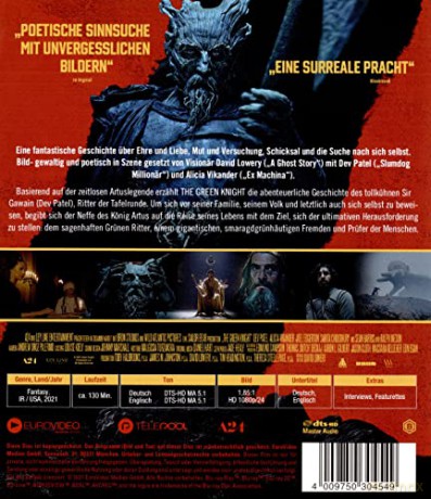 The Green Knight (Zielony Rycerz) [Blu-Ray]