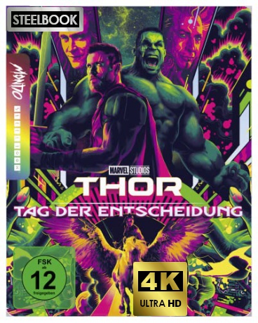 Thor: Ragnarok (steelbook) [Blu-Ray 4K]+[Blu-Ray]