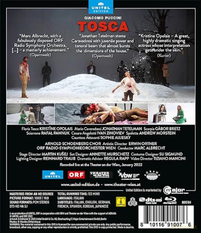 Giacomo Puccini (1858-1924): Tosca [Blu-Ray]