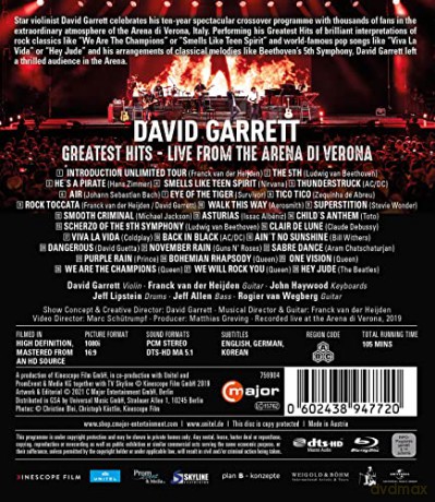 David Garrett live in Verona [Blu-Ray]