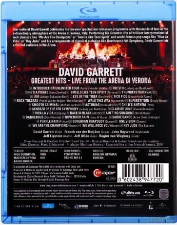 David Garrett live in Verona [Blu-Ray]