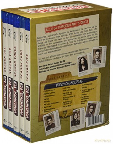 Warehouse 13 (Magazyn 13) Complete series [10xBlu-Ray]