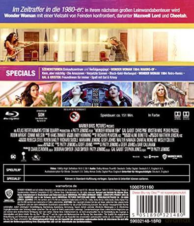 Wonder Woman 1984 [Blu-Ray]