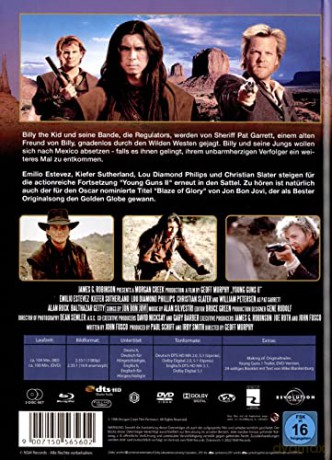 Young Guns 2 (Młode strzelby 2) [Blu-Ray]+[DVD]