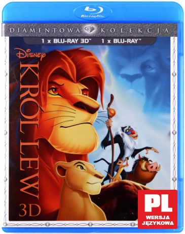 Król Lew (Disney) [Blu-Ray 3D]+[Blu-Ray]