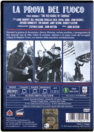 The Red Badge of Courage (Szkarłatne godło odwagi) [DVD]