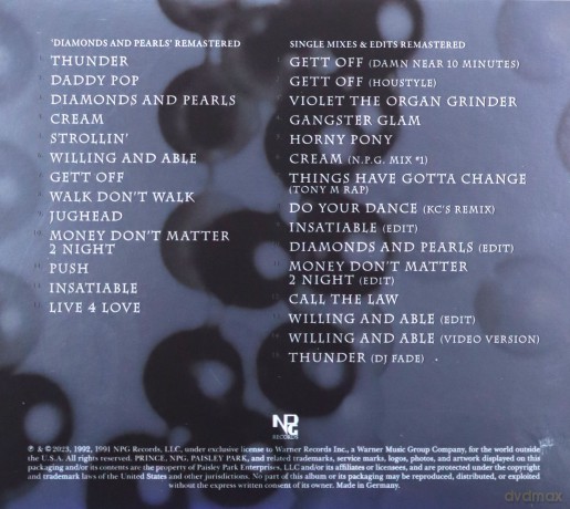 Prince: Diamonds And Pearls [2CD]