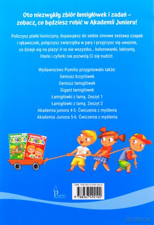 Akademia Juniora. Ćwiczenia z myślenia 3-4 lata [KSIĄŻKA]