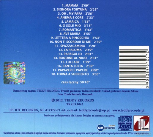 Robertino Loreti: Muzyka wspomnień (digipack) [CD]