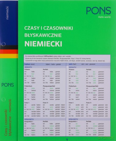 Czasy i czasowniki błyskawicznie - niemieckie [KSIĄŻKA]