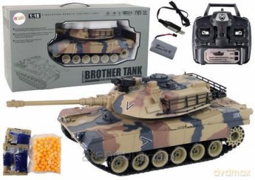 Czołg USA M1A2 R/C 1:18 piaskowy
